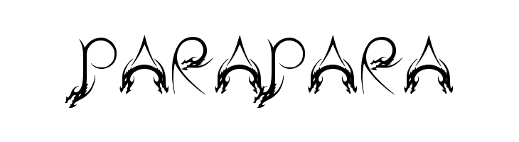 Tribal Dragon  Free Fonts Download