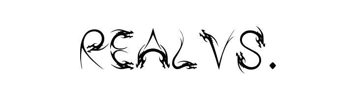 Tribal Dragon  Free Fonts Download