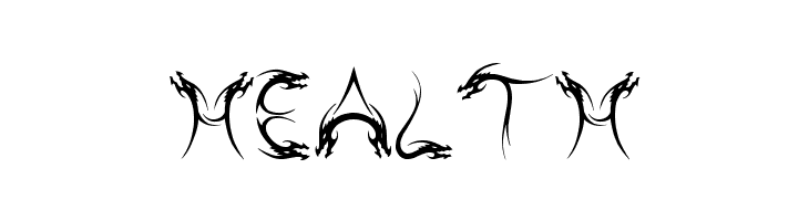 Tribal Dragon  Free Fonts Download