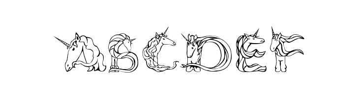 Magical Unicorn Light  Free Fonts Download