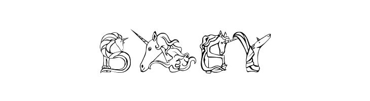 Magical Unicorn Light  Free Fonts Download