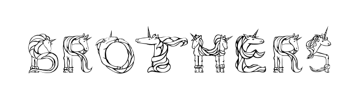 Magical Unicorn Light  Free Fonts Download