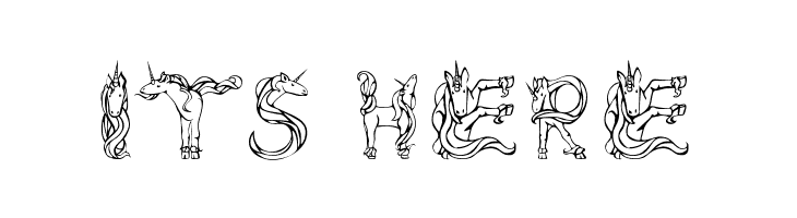 Magical Unicorn Light  Free Fonts Download