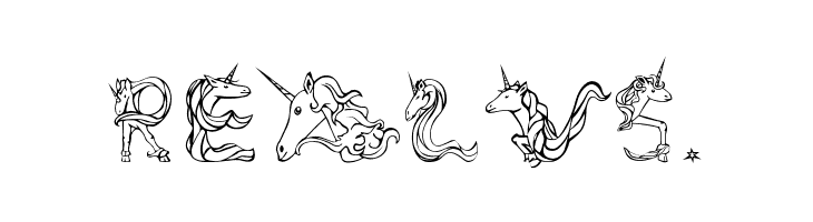 Magical Unicorn Light  Free Fonts Download