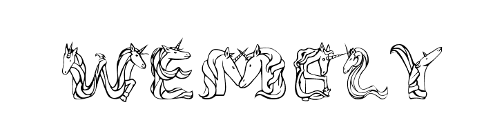 Magical Unicorn Light  Free Fonts Download