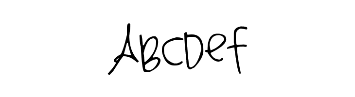 Pea Heather's Handwriting  Free Fonts Download