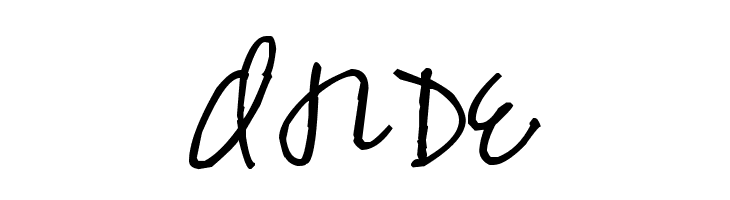 Pea Marcie's Skinny Script  Free Fonts Download