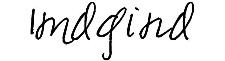 Pea Marcie's Skinny Script  Free Fonts Download