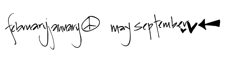 Pea Bestow's Doodles  Free Fonts Download