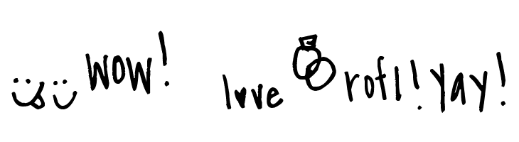 Pea The Bees In Love Doodles  Free Fonts Download