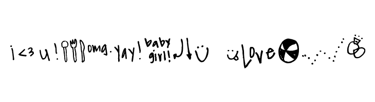 Pea The Bees In Love Doodles  Free Fonts Download