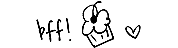 Pea The Bees In Love Doodles  Free Fonts Download