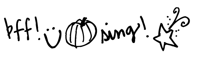 Pea The Bees In Love Doodles  Free Fonts Download