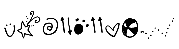 Pea The Bees In Love Doodles  Free Fonts Download