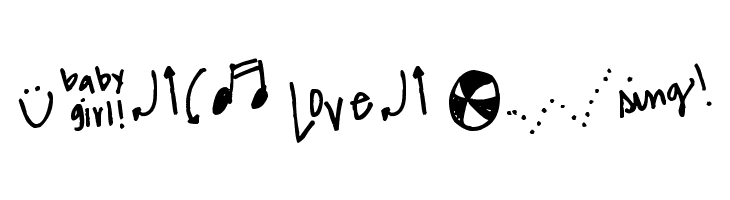 Pea The Bees In Love Doodles  Free Fonts Download