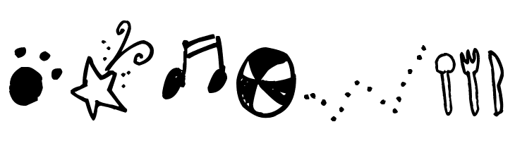 Pea The Bees In Love Doodles  Free Fonts Download