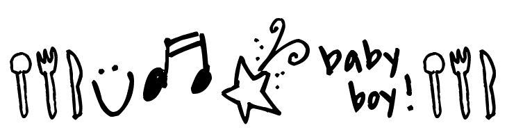 Pea The Bees In Love Doodles  Free Fonts Download
