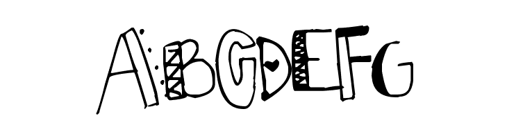 Pea Summer Funkyness  Free Fonts Download