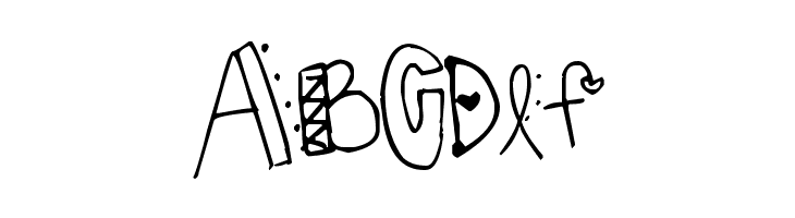 Pea Summer Funkyness  Free Fonts Download