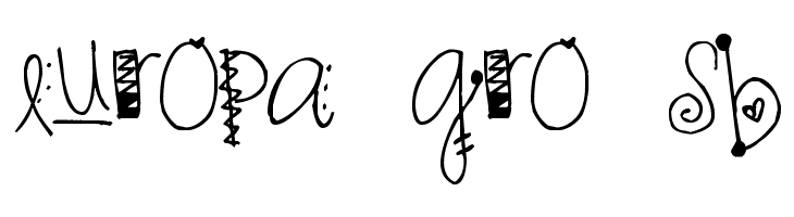 Pea Summer Funkyness  Free Fonts Download