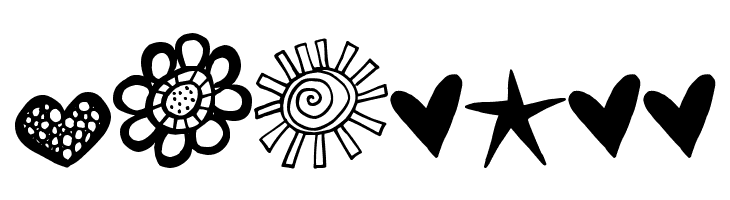 Pea Bethany's Doodles  Free Fonts Download