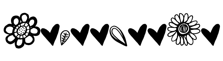 Pea Bethany's Doodles  Free Fonts Download