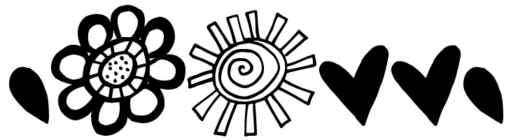 Pea Bethany's Doodles  Free Fonts Download