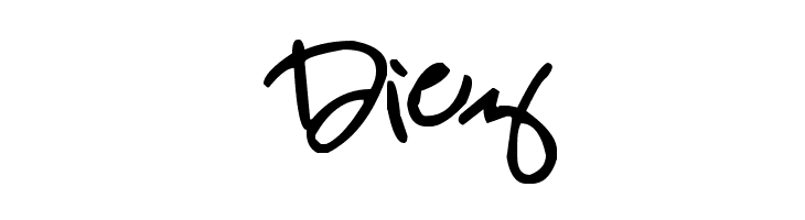 Diez Pea Melody Shay Font