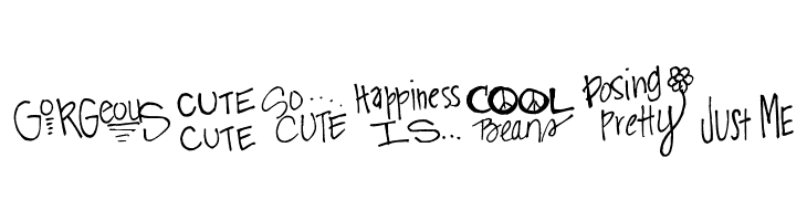 Pea KT Doodles  Free Fonts Download