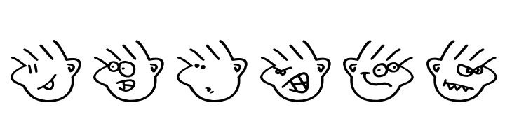 Many moods of Moe  Free Fonts Download