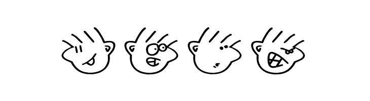 Many moods of Moe  Free Fonts Download