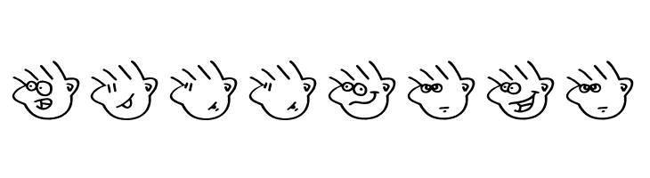 Many moods of Moe  Free Fonts Download