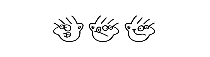 Many moods of Moe  Free Fonts Download
