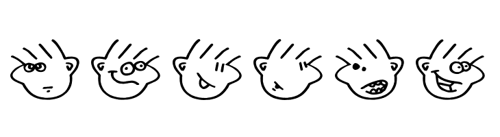 Many moods of Moe  Free Fonts Download