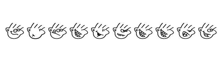 Many moods of Moe  Free Fonts Download