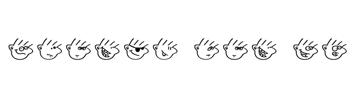 Many moods of Moe  Free Fonts Download