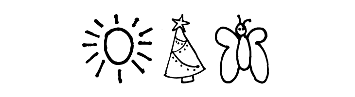Pea Deliah's Doodles  Free Fonts Download