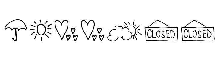 Pea Deliah's Doodles  Free Fonts Download