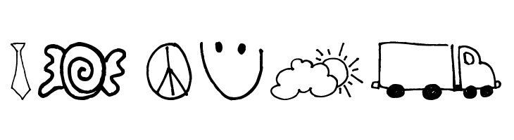 Pea Deliah's Doodles  Free Fonts Download