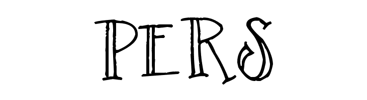 PERS Pea Stacy Fancy Font