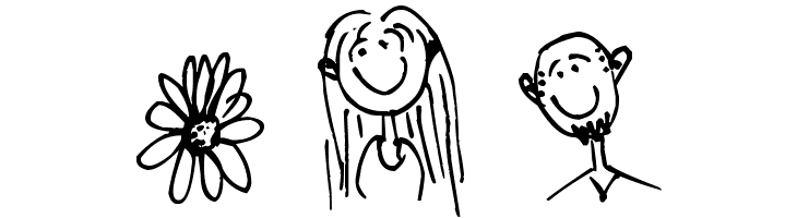 Pea Family Joy Doodles  Free Fonts Download
