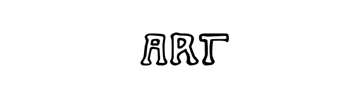 Jugenstil Kunsthand Demo  Free Fonts Download