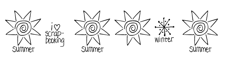 Pea Dalovely Damanda Doodles  Free Fonts Download