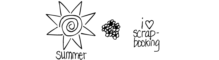 Pea Dalovely Damanda Doodles  Free Fonts Download
