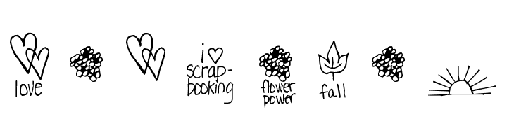 Pea Dalovely Damanda Doodles  Free Fonts Download
