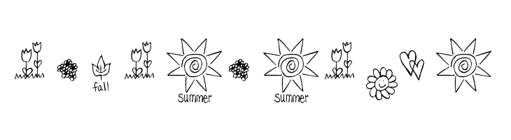 Pea Dalovely Damanda Doodles  Free Fonts Download