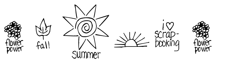 Pea Dalovely Damanda Doodles  Free Fonts Download