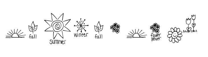 Pea Dalovely Damanda Doodles  Free Fonts Download