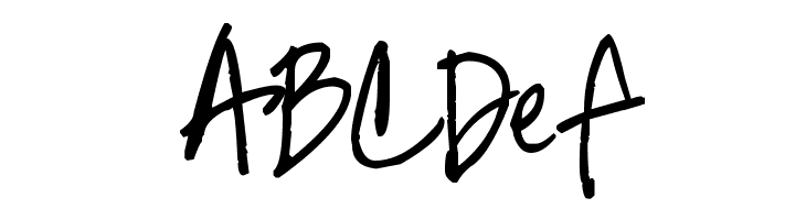 Pea Mel's In Between  Free Fonts Download