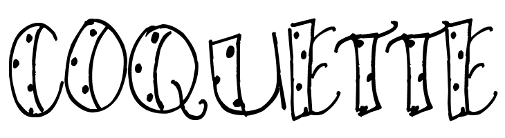 Pea KT Polkie Dot  Free Fonts Download